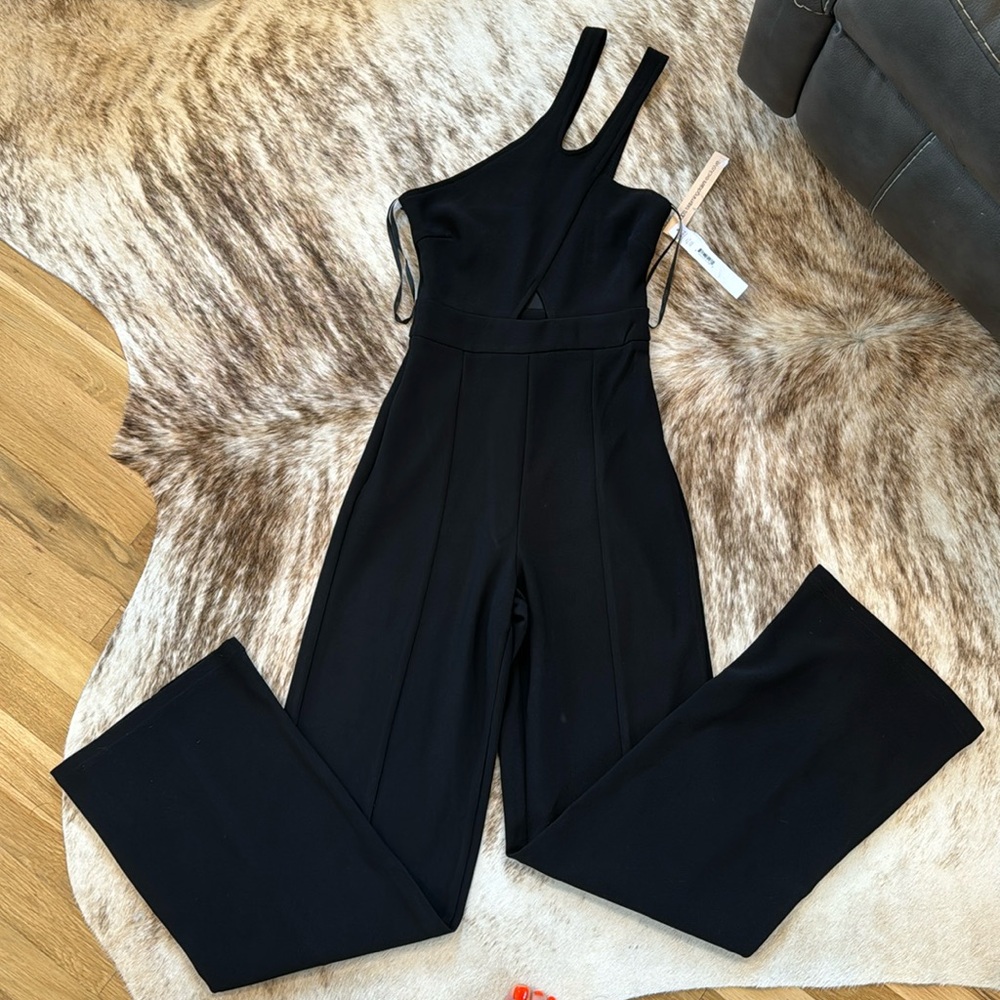 Aqua Black jumpsuit